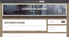 Desktop Screenshot of gardenplanters.net