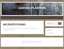 Tablet Screenshot of gardenplanters.net